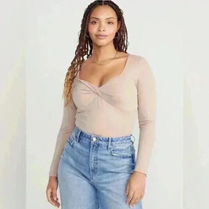 Old Navy‎ - Fitted Twist-Front Top